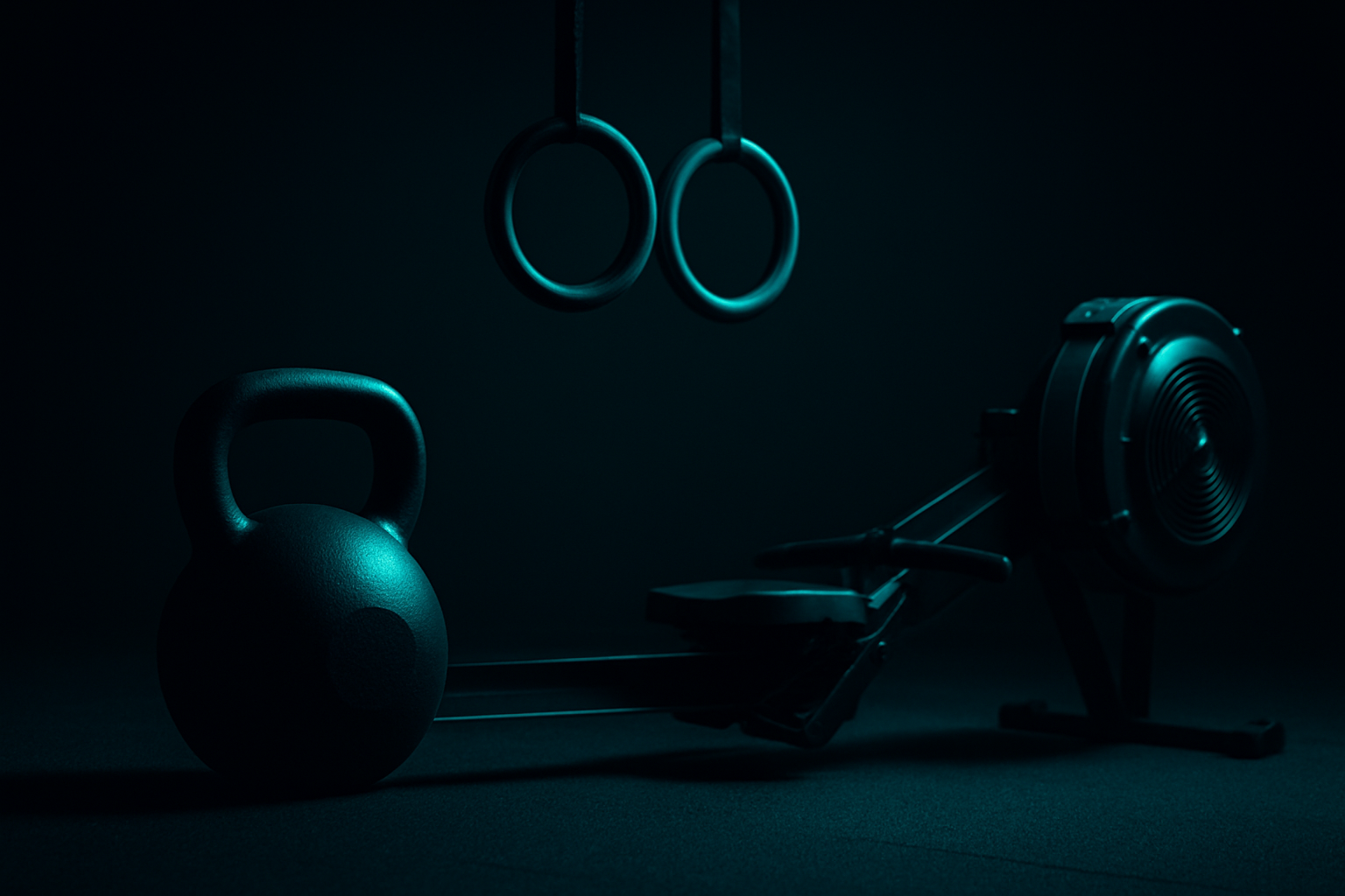 Editorial illustration for: 20 CrossFit Workouts for Home or Travel, No Equipment Required