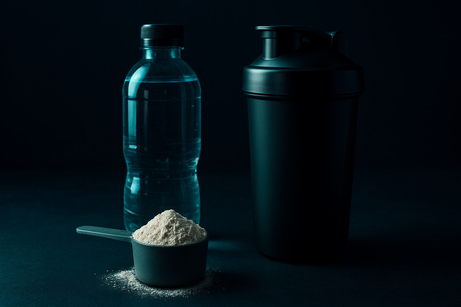 Editorial illustration for: Protein Supplements for Post-Workout Recovery: Strategy vs. Full Diet