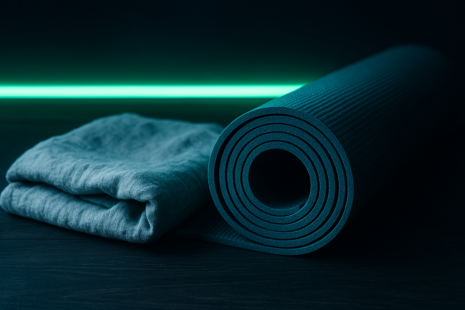 Editorial illustration for: YogaDownload Focuses on Body Rhythm in Wellness Content